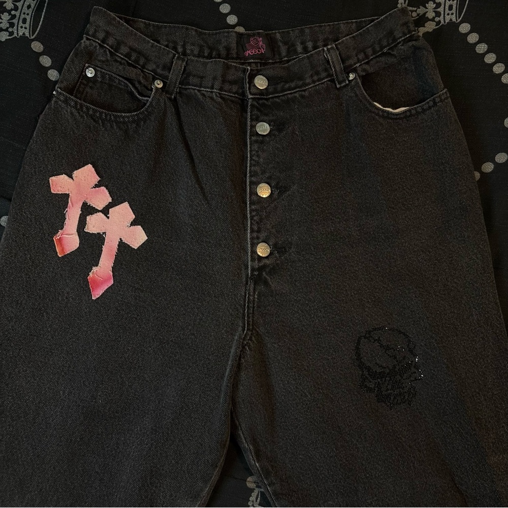 Sasson Baggy Skull Jeans